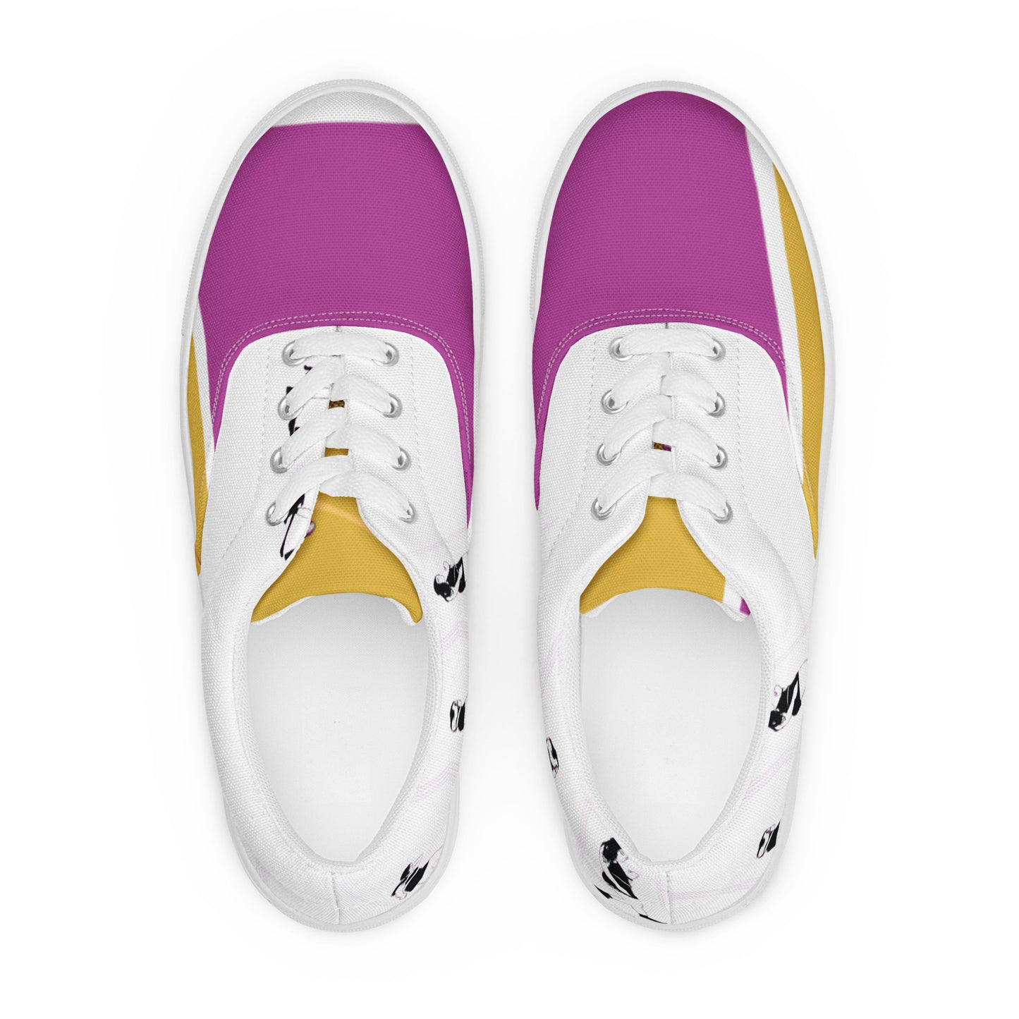 "Walk with Confidence" Women's Lace-Up Canvas Shoes - Comfortable & Stylish Canvas Sneakers