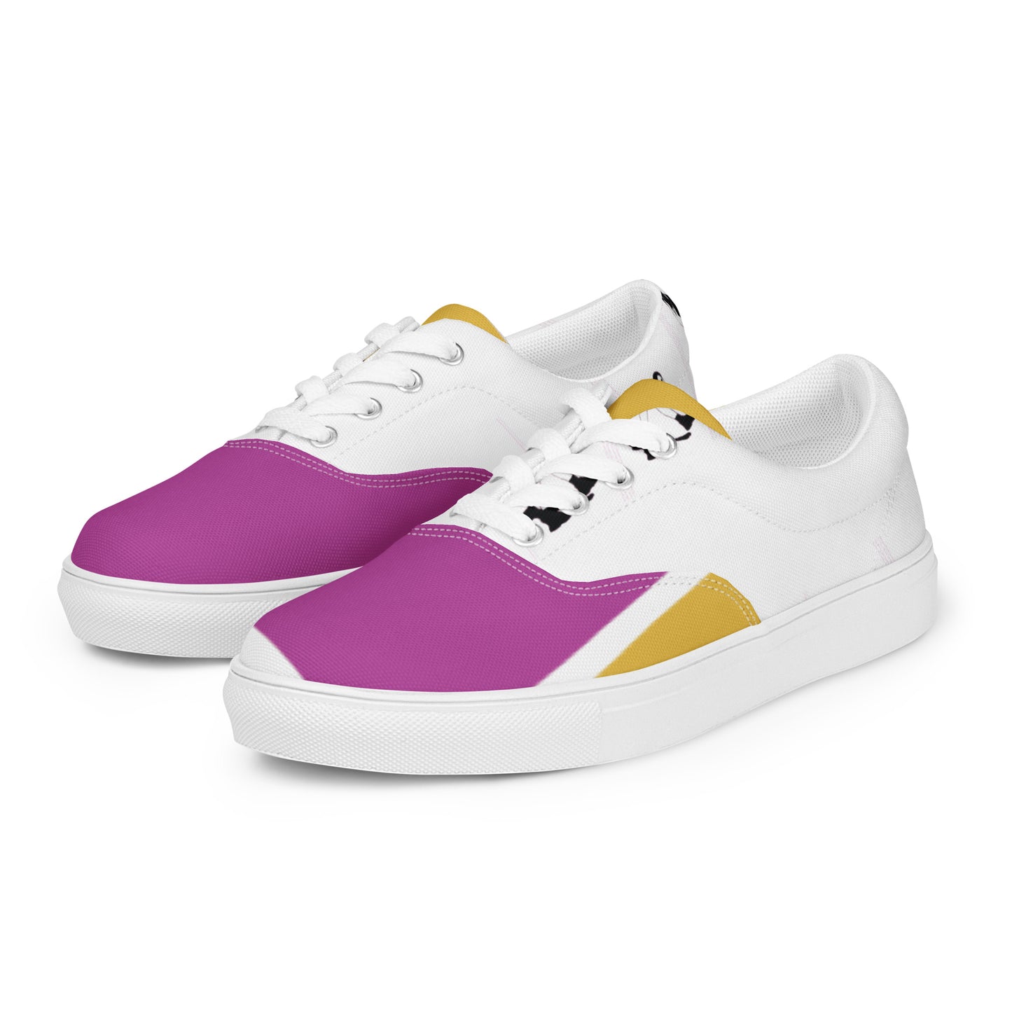 "Walk with Confidence" Women's Lace-Up Canvas Shoes - Comfortable & Stylish Canvas Sneakers