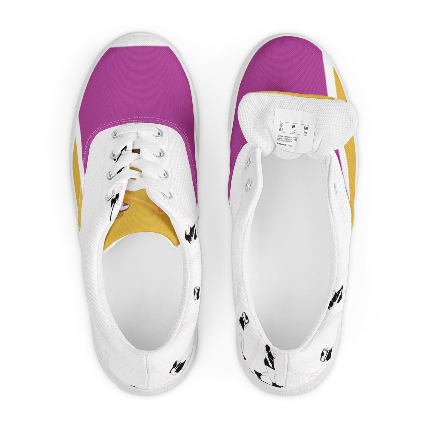 "Walk with Confidence" Women's Lace-Up Canvas Shoes - Comfortable & Stylish Canvas Sneakers